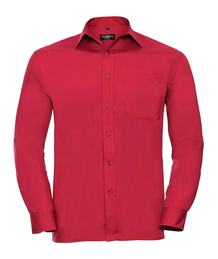 Russell Europe Herren Popelin Hemd pflegeleicht Job S-4XL LA R-934M-0 NEU