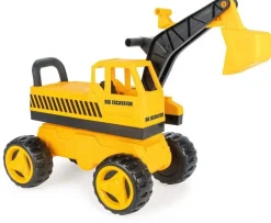 Rutscherfahrzeug, Kinderbagger mit verstellbarer Schaufel und 360 Grad drehbar