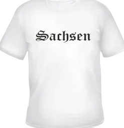 Sachsen Herren T-Shirt - Altdeutsch - Tee Shirt