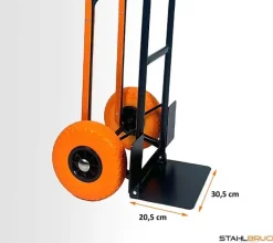 Sackkarre, Transportkarre, Sackrodel, 200 kg Traglast, klappbare Schaufel