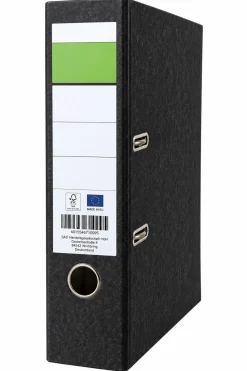 SAD 10er Pack Ordner Breit 8cm Ringordner marmoriert Aktenordner für Ablage
