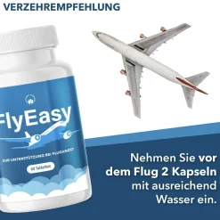 Saint Nutrition® FlyEasy | gegen Flugangst - Für entspannte Flüge - Reise und Travel