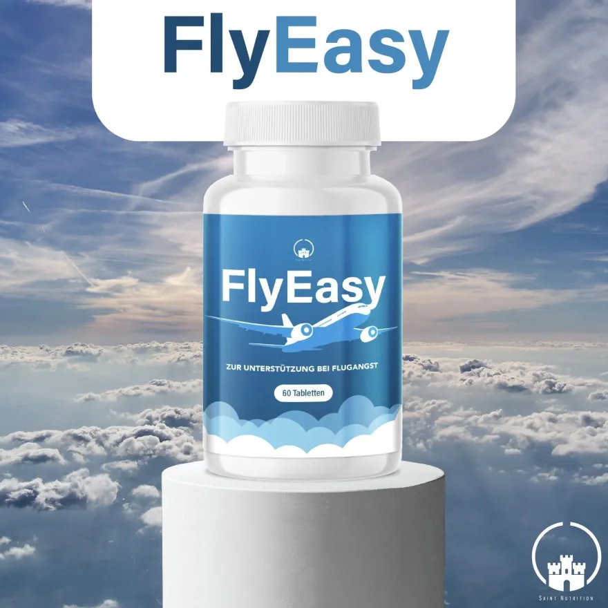 Saint Nutrition® FlyEasy | gegen Flugangst - Für entspannte Flüge - Reise und Travel