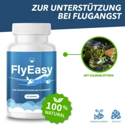 Saint Nutrition® FlyEasy | gegen Flugangst - Für entspannte Flüge - Reise und Travel