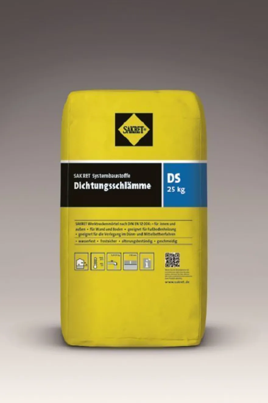 Sakret DS Dichtschlämme Dichtungsschlämme Abdichtung Dichtmörtel (25 kg)