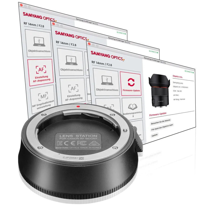 Samyang Lens Station AF Canon RF Mount Objektive