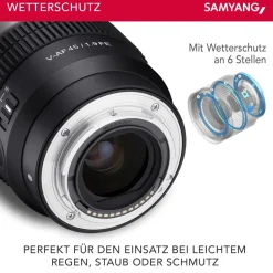 Samyang V-AF 45mm T1,9 FE Video-Objektiv für Sony E Kameraobjektiv Autofokus 8K