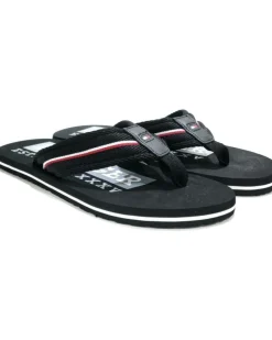 Sandalen Tommy Hilfiger Textil schwarz