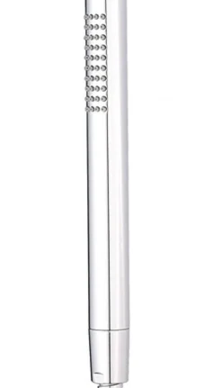 Sanibel 3001 Design Stabhandbrause Rund Chrom Duschkopf Brausekopf Handbrause