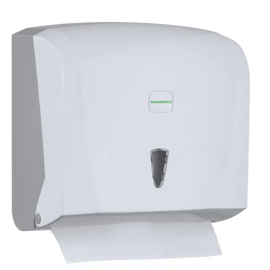 Sanismart Handtuchspender Stella für 300 Blatt C-V-Falz max. 24 cm