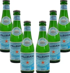 San Pellegrino 6er Set Mineralwasser 6x 0,25l mit Kohlensäure inkl. Pfand MEHRW