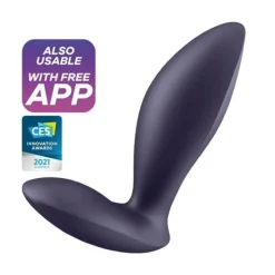 Satisfyer - Power Plug - Anal-Vibrator (mit App-Steuerung) - Violett