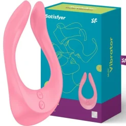 Satisfyer - Vibrator Partner Multifun 2 Rosa Auflegevibrator Druckwellen