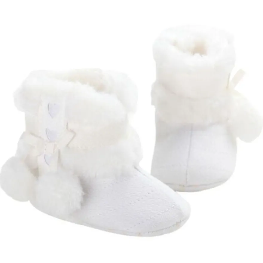 Saugling Stiefel Pluschgekleidet Warme Schuhe Kleinkind Mode Boden