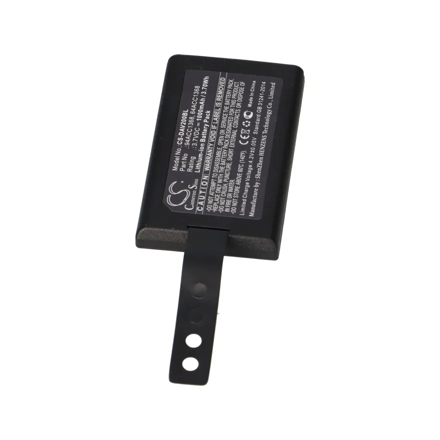 Scanner-Akku 3,7V 1Ah passend für Datalogic CVR2 Memor X3