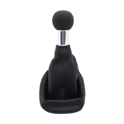 Schaltknauf 5-Gang Blau GTI-Design Schaltsack für VW Golf 2 3 4 IV Bora Polo Ø12mm