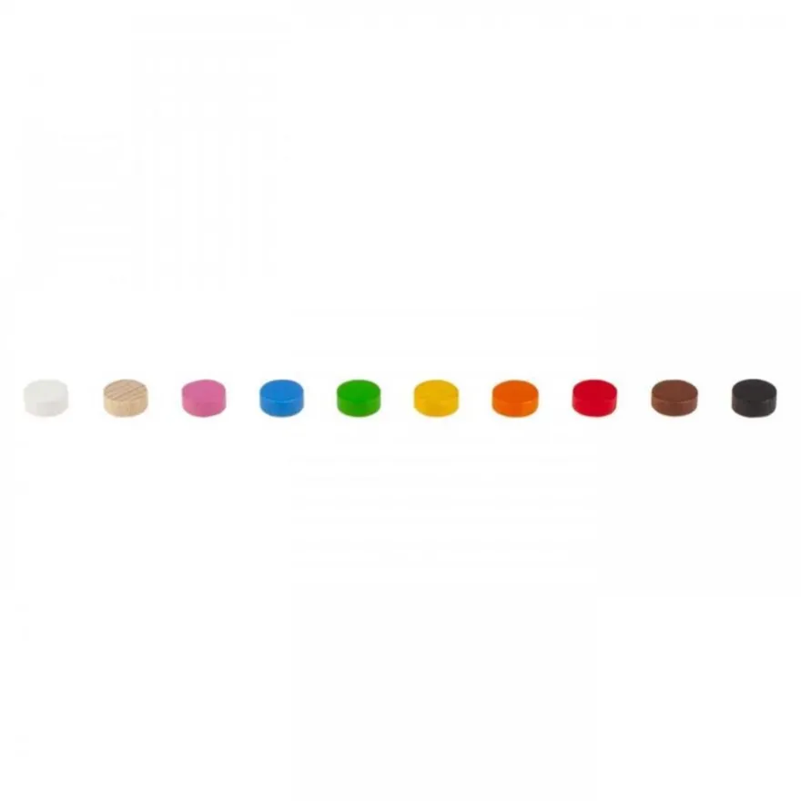 Scheibe - Merkur - 10x4mm - rot