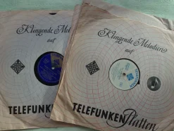 Schellack 78 rpm Telefunken Regimentstochter Aida Rigoletto Querschnitt