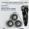 Scherkopf kompatibel mit Rasierer Ersatz für Philips S5000 Series SH50 5000