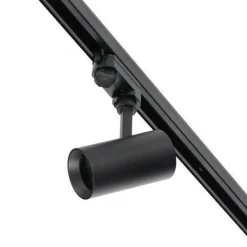 Schienensystem Komplett-Set 2x2m+2x1m Schiene, 4x L-Verbinder, 10x Lampe Schwarz
