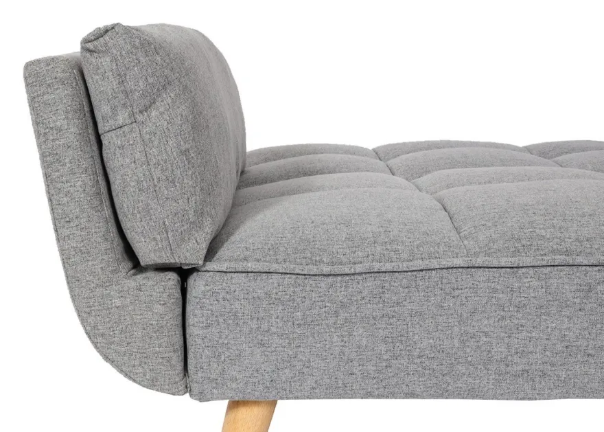 Schlafsofa HWC-K18 mit Ottomane, Couch Sofa Gästebett, Schlaffunktion 218x175cm