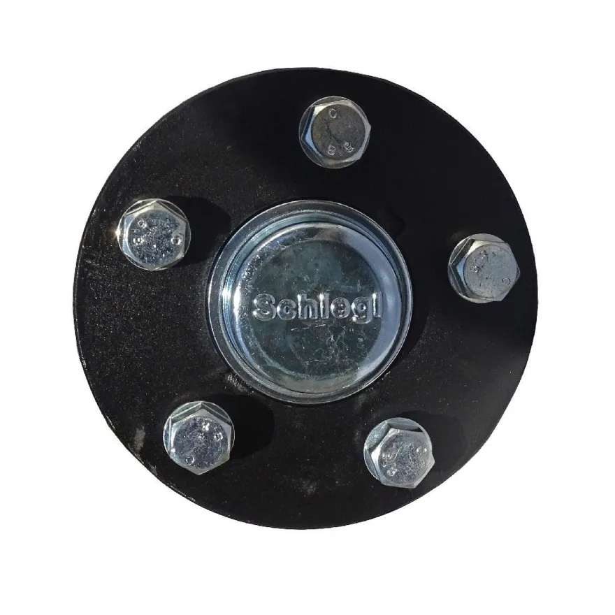 Schlegl 750kg Anhänger Achse MB8 - 1200mm - 5x112 - niedriger Bock - ungebremst