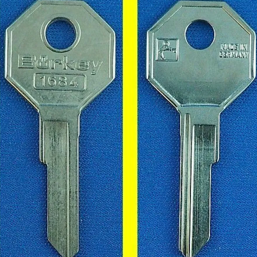 Schlüsselrohling Börkey 1684 für verschiedene Simson Moped / BAB