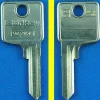 Schlüsselrohling Börkey 942 1/2 L für verschiedene Dom, Häfele, Hoppe, Huwil, Meteor