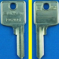 Schlüsselrohling Börkey 942 1/2 L für verschiedene Dom, Häfele, Hoppe, Huwil, Meteor