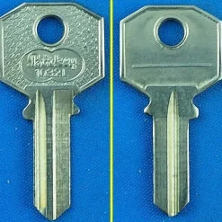 Schlüsselrohling Börkey 1032 L für verschiedene Trelock, Vachette Profil EE, Winkhaus