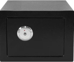 Schlüsselsafe Tresor A5 Schlüsselbox Safe Stahl Schwarz mit 3 Schlüsseln