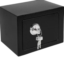 Schlüsselsafe Tresor A5 Schlüsselbox Safe Stahl Schwarz mit 3 Schlüsseln