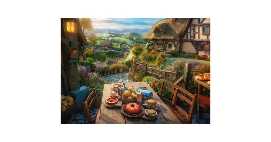 Schmidt Spiele Frühstück mit Aussicht, Puzzle (1000 Teile) - S