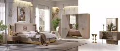 Schminktisch Luxus Schlafzimmer Kosmetiktisch Spiegeltisch Kommode Sideboard