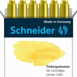 Schneider Pastell Tintenpatronen für Füller Lemon Cake 6 St