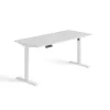 Schnellmontage Elektro-Hubtisch höhenverstellbar, 1600x700x740-1175, Weiß/Weiß