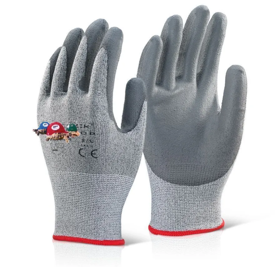 Schnittschutzhandschuhe PU-beschichtet Gr. S-XL Arbeitshandschuhe Schnittschutz