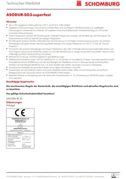 Schomburg ASODUR-SG3-superfast Epoxidharz-Schnellgrundierung Epoxidharzestrich