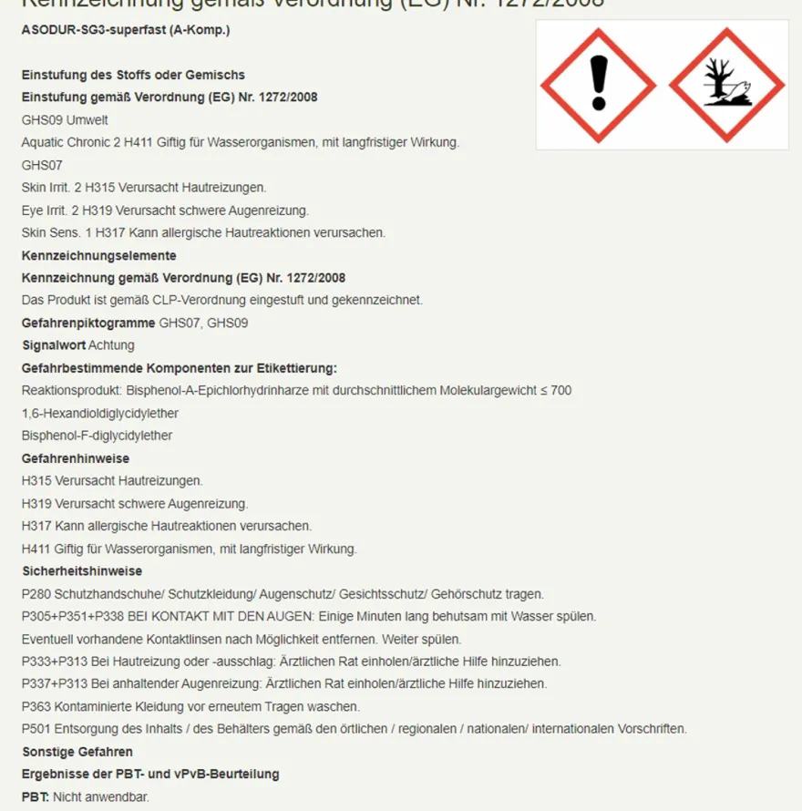 Schomburg ASODUR-SG3-superfast Epoxidharz-Schnellgrundierung Epoxidharzestrich