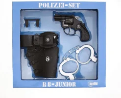 Schrödel 195 0150 - Polizei Set R8-Junior Pistole Pistolengürtel Handschellen