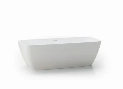 Schröder Badewanne Designwanne Golem OR 180 S 179,5x75x44/56,5 cm cremeweiß matt