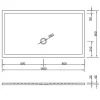 Schröder Rechteckduschwanne Flat New E 160x90x2,5 cm weiß