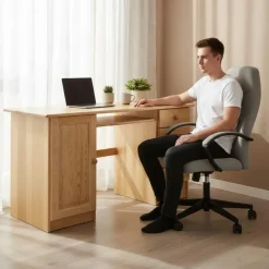 Schreibtisch Computertisch Schreibtisch Echtholz Echtholz Tisch Büromöbel Tische