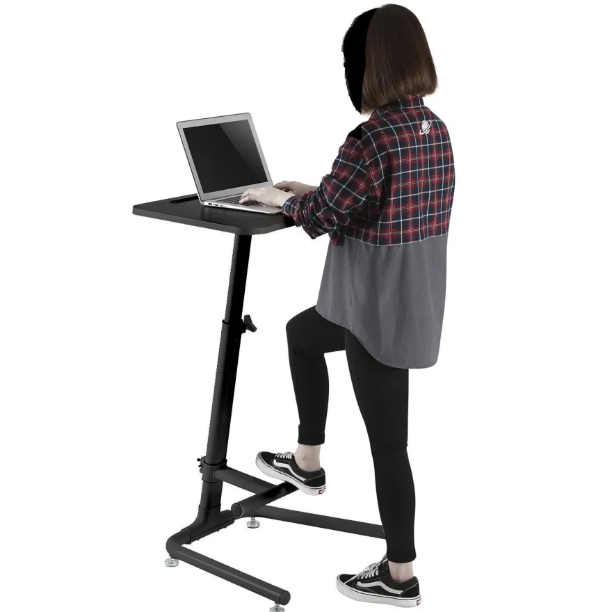 Schreibtisch Laptopständer mit Fußstütze Tisch Notebooktisch Tablettisch Tablet