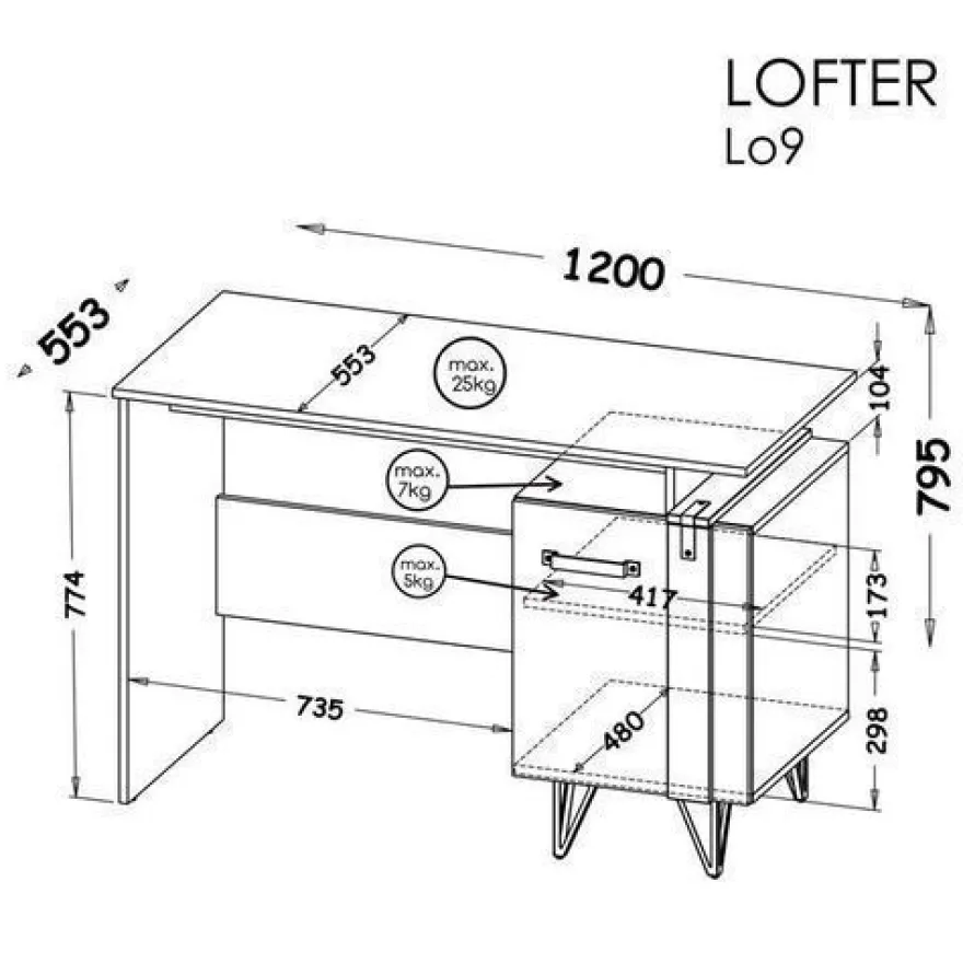 Schreibtisch Lofter 09