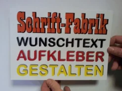 Schriftzug für Boote