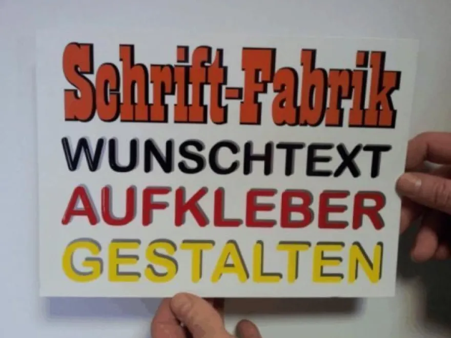 Schriftzug für Boote