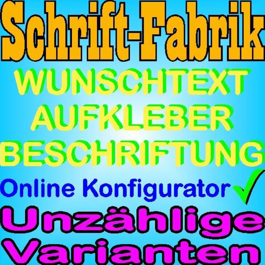 Schriftzug für Boote