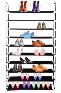 Schuhregal mit 10 Ablagefächer Schuhständer Schuhablage Schuhschrank Regal neu