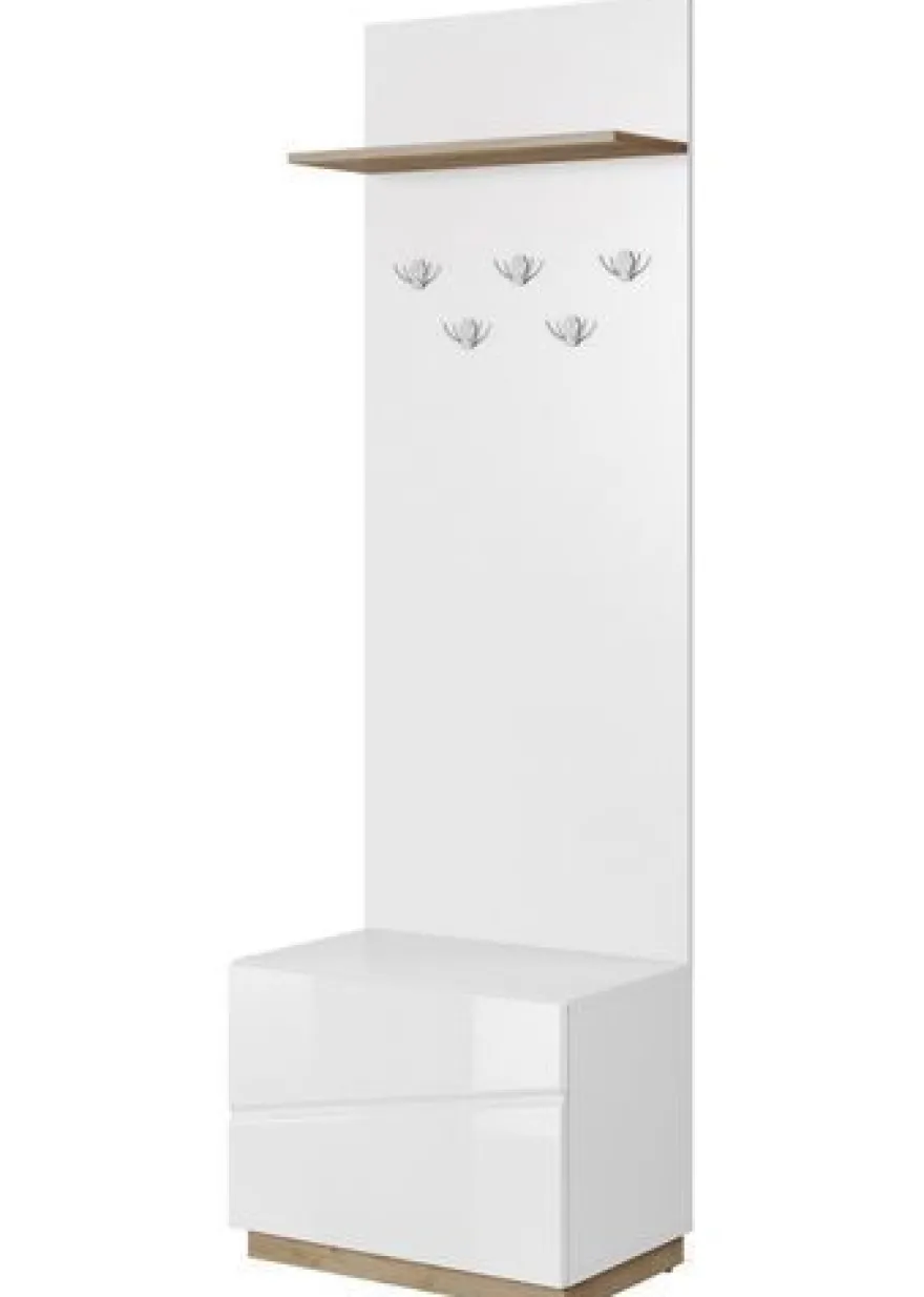 Schuhschrank mit Kleiderpaneel Schuhkipper Futura FU-23